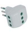 Fanton Adattatore Triplo 10A-10A Garanti Bianco 2P+T
