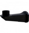 Braccio X Lampione Globo Abs Nero L.Cm 22,5