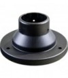 Base per Palo Lampione Globo Abs Nero Base Cm 16