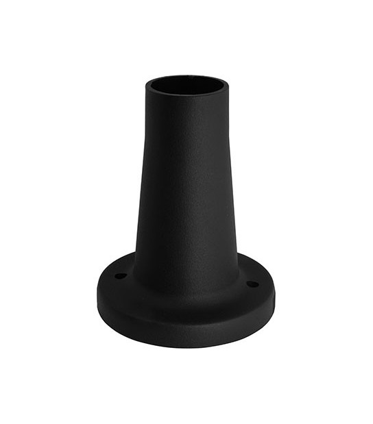 Base X Lampione Globo Abs Nero H.Cm 18