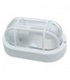 Plafoniera Ppl Griglia Ovale Bianco Volt 230 Watt Max 60 E27 Cm 21X12 H.Cm 9,5
