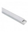 Mini Canalina Adesiva Passaggio Cavi Pvc Bianco Mm 10X10 Mt 2
