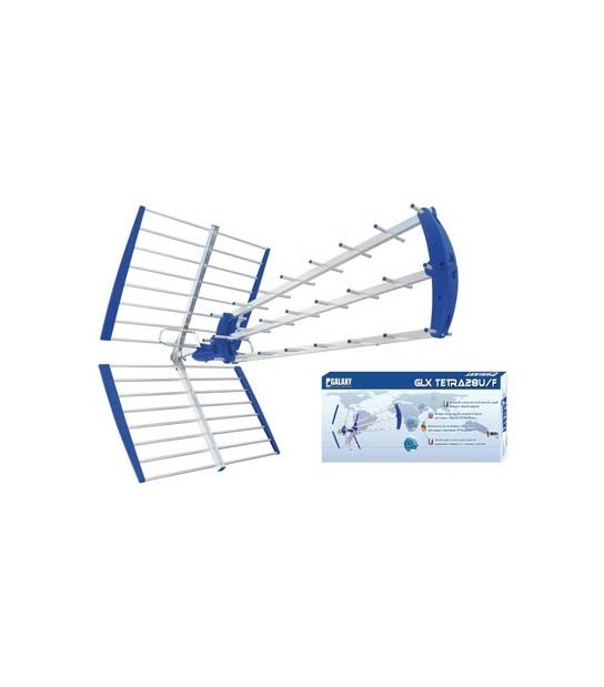 Antenna Digitale Terrestre Banda Uhf Galaxy Alluminio Guadagno Db 16/18 28 Elementi