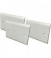 Coperchio Scatola Rettangolare Pp Bianco Mm 80X120 Cf:Pz 3