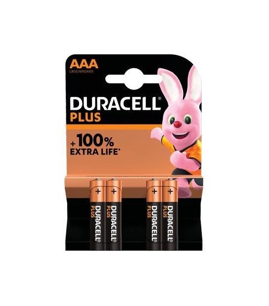 Duracell Pila Mini Stilo Aaa Plus100 Power Duracell Alcalina Volt 1,5 Cf:Pz 4