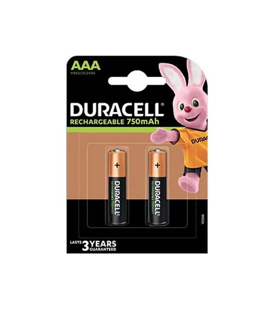 Duracell Pila Mini Stilo Aaa Ricaricabile Duracell Volt 1,2 Mah 750 Cf:Pz 2