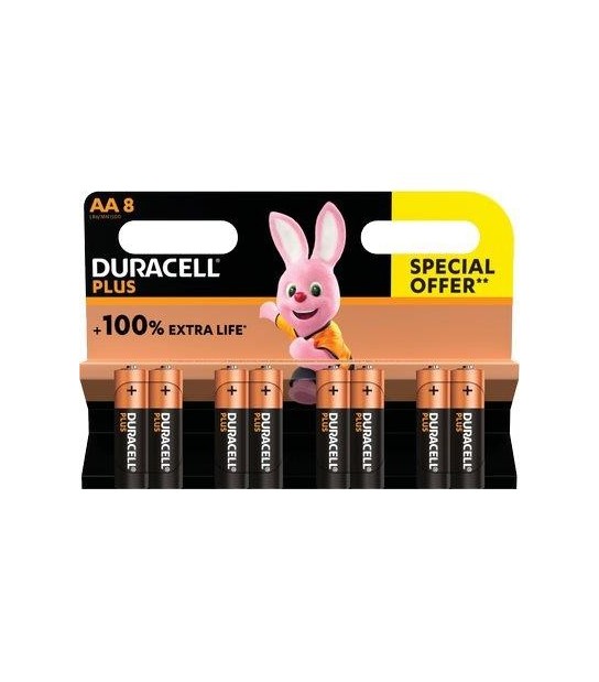 Duracell Pila Stilo Aa Plus100 Power Duracell Alcalina Volt 1,5 Cf:Pz 8