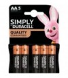 Duracell Pila Stilo Aa Simply Duracell Alcalina Volt 1,5 Cf:Pz 5