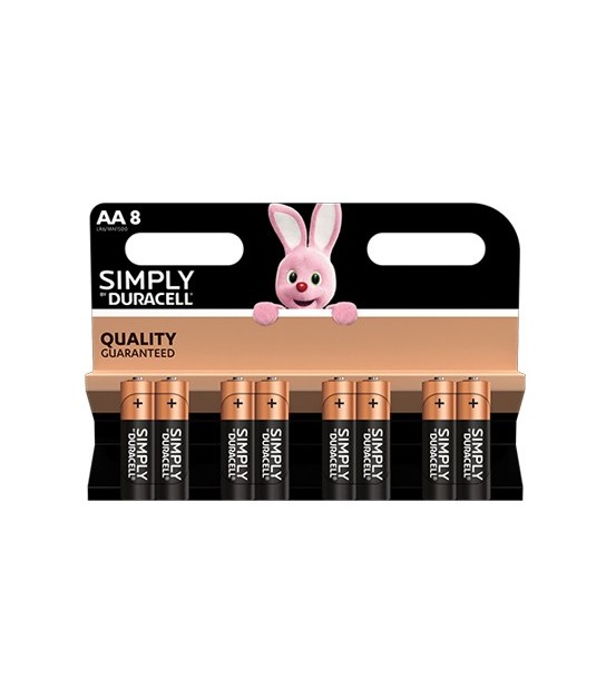 Duracell Pila Stilo Aa Simply Duracell Alcalina Volt 1,5 Cf:Pz 8