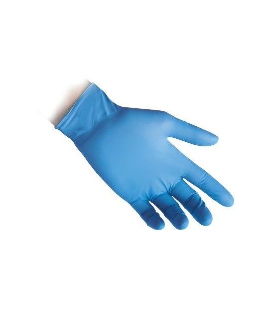 Reflexx Guanto Nitrile Monouso Blu 70 Reflexx Gr 4,9 Aql 1,5 Senza Polvere Cf:Pz 100 Xl