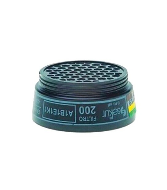 Dpi Sekur Filtro X Respiratore A Maschera Polimask 100 Sekur A1 B1 E1 K1
