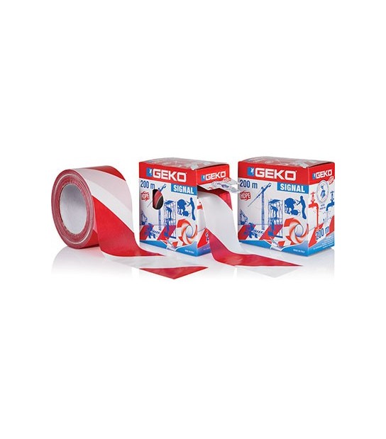 Tre Emme Nastro Segnaletico Bianco/Rosso H.Mm 70 Ml 200