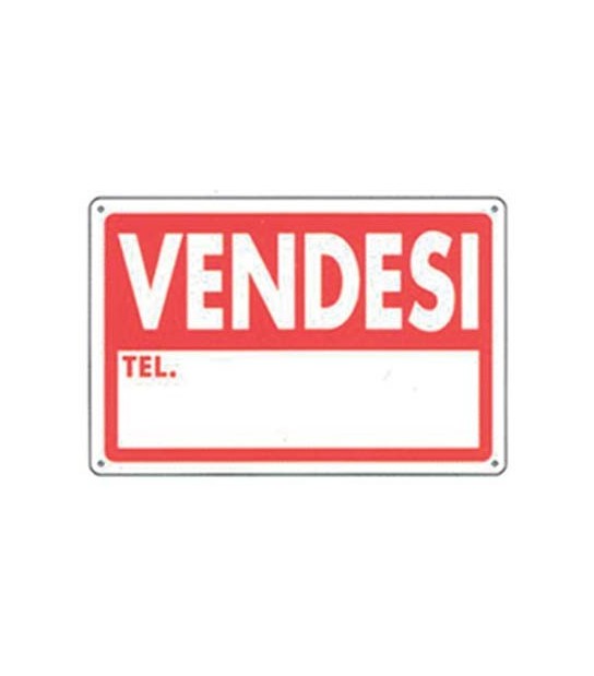 Targa Segnaletica Vendesi Pp Cm 20X30