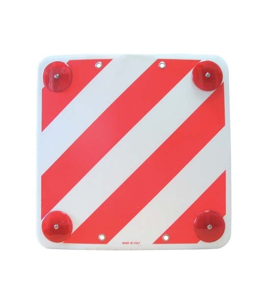 Targa Segnaletica Pp Carichi Sporgenti Cm 50X50