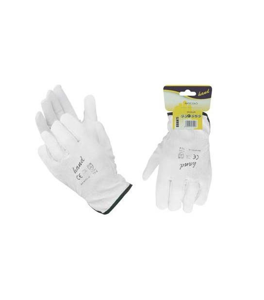 Hand Guanto Driver Fiore Bovino Hand Bianco 8