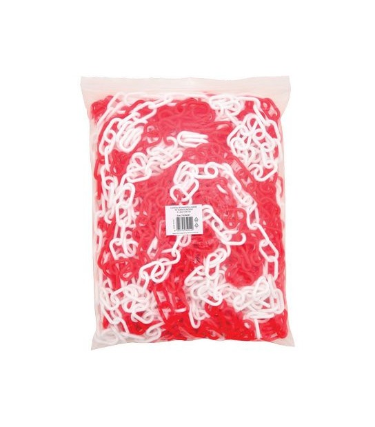Hand Catena Segnaletica Hand Plt Bianco/Rosso D.Mm 5 Mt 25