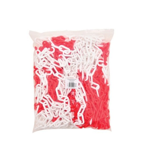 Hand Catena Segnaletica Hand Plt Bianco/Rosso D.Mm 8 Mt 25