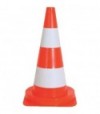 Cono Stradale Pe Bianco/Arancio H.Cm 50