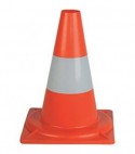 Cono Stradale Pe Bianco/Arancio H.Cm 33
