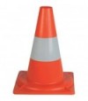 Cono Stradale Pe Bianco/Arancio H.Cm 33
