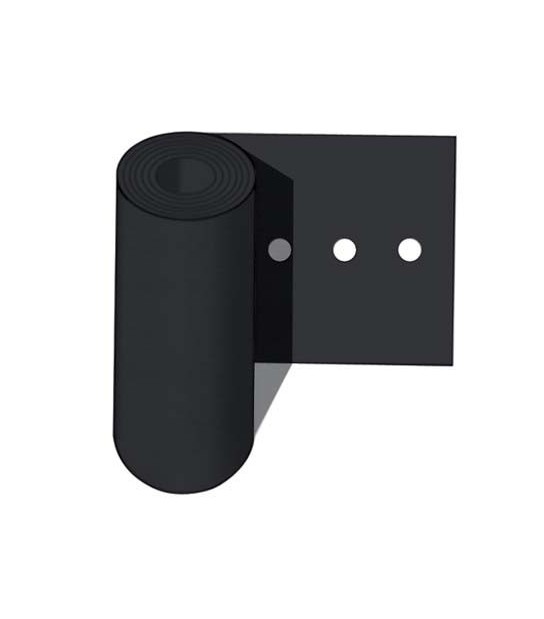 Foglia Polietilene Nera Foro Singolo Self Mm 0,05 Passo Cm 20 H.Cm 120 L.Mt 30 Ca