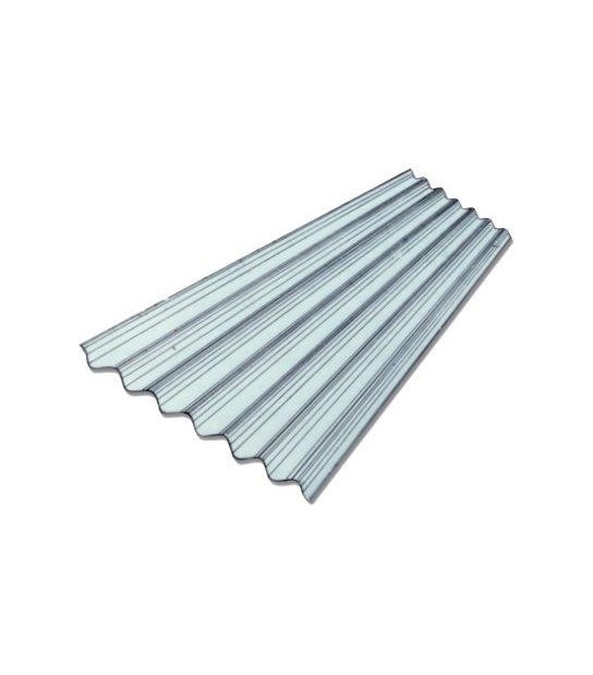 Lamiera Zincata Ondulata Mm 0,25 Cm 90X200