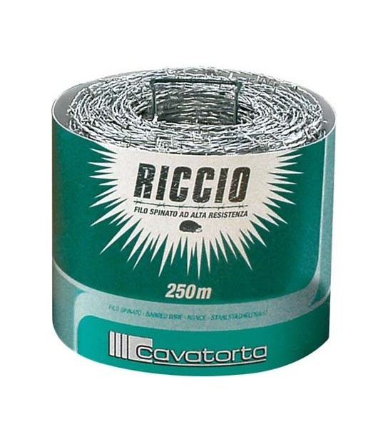 Cavatorta Filo Spinato Zincato Riccio Cavatorta Mm 1,7 L.Mt 250