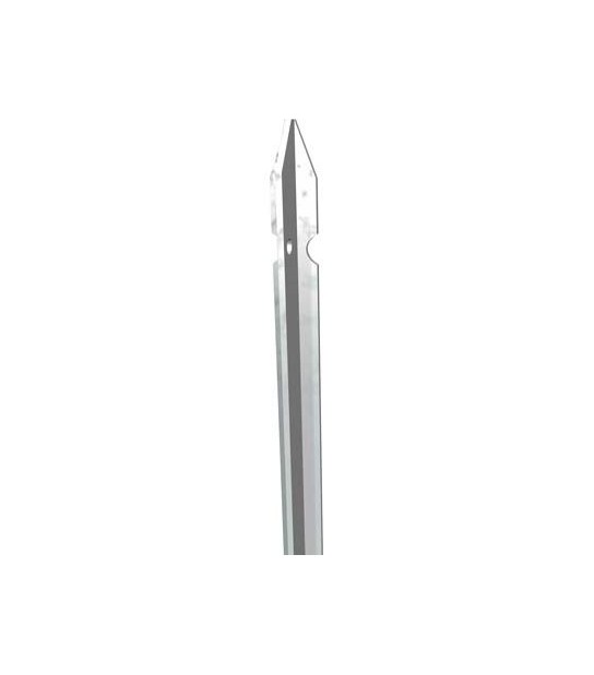 Ferrobulloni Paletto Recinzione Zincato Sezione Mm 35X35X3,5 H.Cm 225