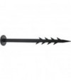 Picchetto Chiodo Blocca Telo Pa Nero Dentato Mm 45 H.Cm 20 Cf:Pz 100