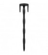 Picchetto Chiodo Blocca Telo + Alette Pa Nero Dentato Mm 45X25 H.Cm 11 Cf:Pz 200