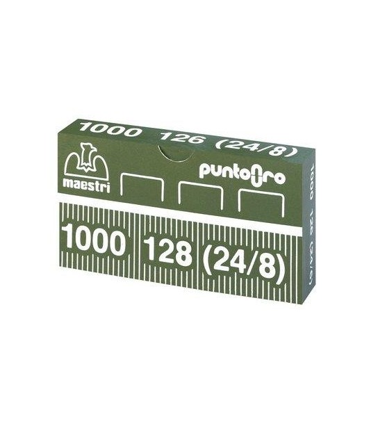 Ro-Ma Punto Oro 128 (24/8) X Cucitrice Ro-Ma Cf:Pz 10000(5X2000) Mm 11,95X8,0 X Primula 12