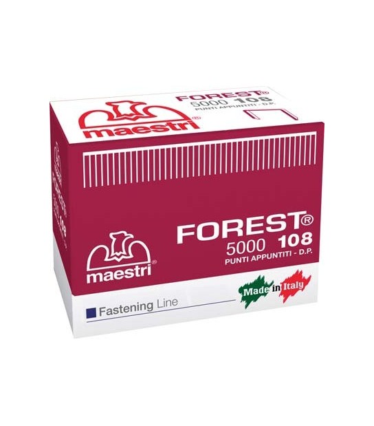 Ro-Ma Punto Forest 108 X Fissatrice Ro-Ma Zincato Cf:Pz 5000 Mm 10,05X8