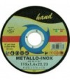 Hand Disco Abrasivo Taglio Ferro Piano Hand Mm 115X22,2 H.Mm 1,6