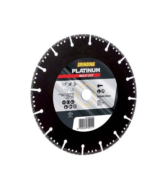 Grinding Disco Diamantato Platinum Multi Cut Grinding Mm 115X22,2 H.Mm 2,5