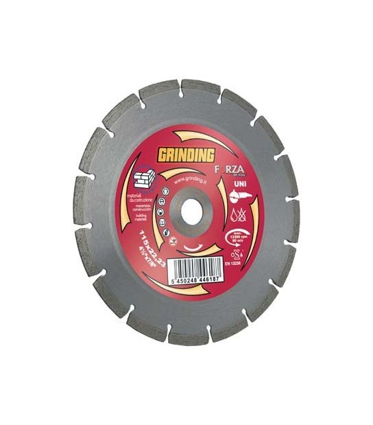 Grinding Disco Diamantato A Settore Forza Mm 115X22,2 H.Mm 2,0