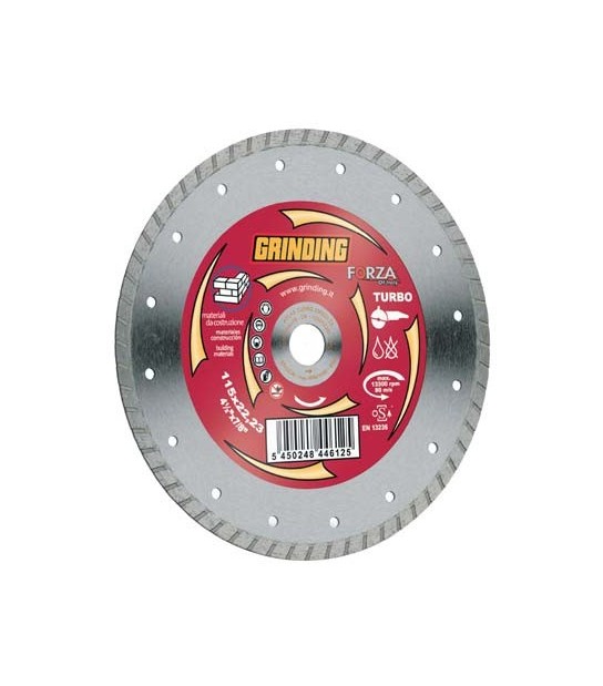 Grinding Disco Diamantato A Corona Zigrinata Forza Mm 115X22,2 H.Mm 2,2