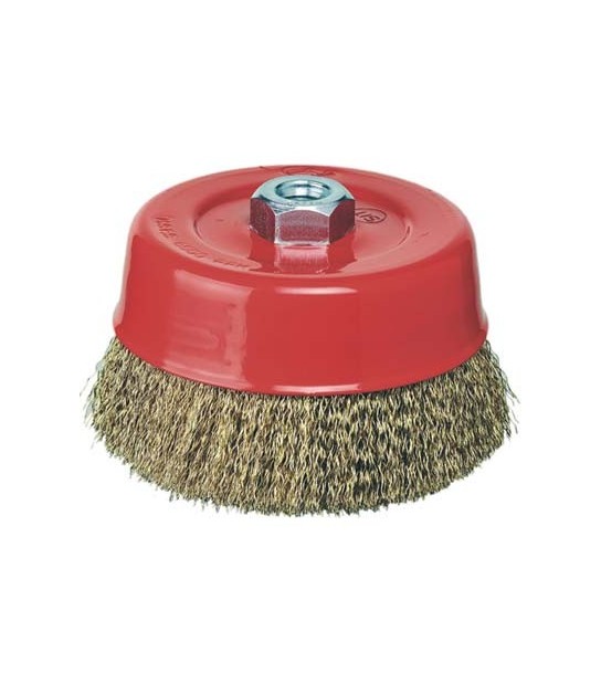 Poggi Spazzola Acciaio A Tazza + Filetto Pg 485.40 Mm 85 F.M14