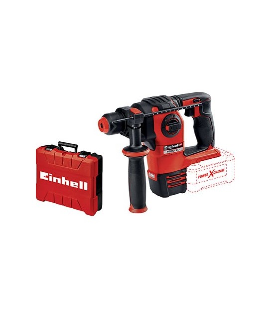 Einhell Martello Tassell Batteria Herocco Einhell Volt 18 X-Change Solo Corpo Macchina + Valigia