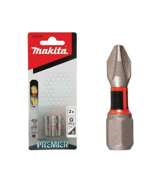 Makita Inserto Croce Phillips X Avvitatore Impulsi Makita Phxmm 2X25 Cf:Pz 2