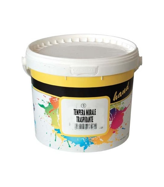 Hand Idropittura Tempera Murale Hand Bianco Lt 2,5