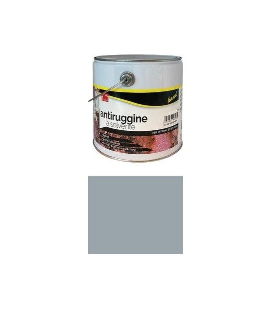 Hand Antiruggine A Solvente Hand Grigio Lt 2,5