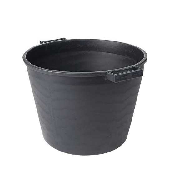 Ics Cassa Porta Macerie Ics Fondo Tondo Pe Nero Cm 40 H.Cm 30 Litri 25