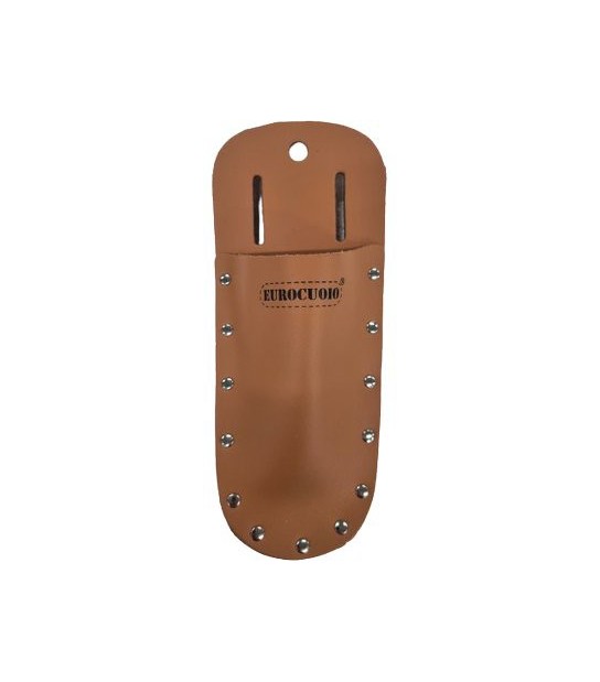 Fodero Forbice Pota Rivettato Cuoio Cm 9X31