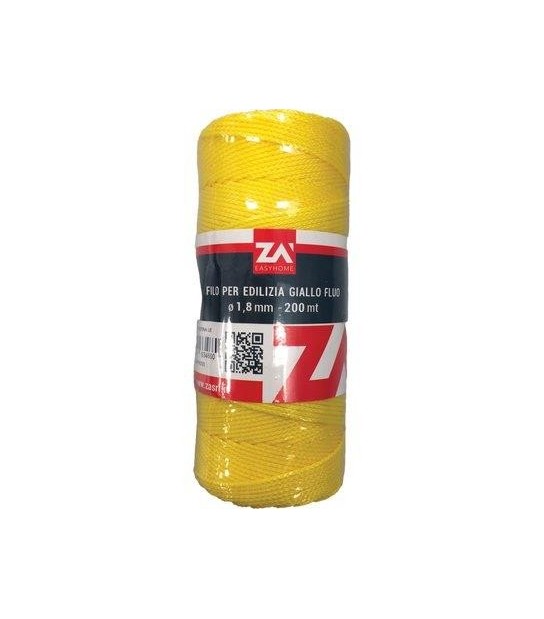 Za Filo Edilizia Giallo Fluo Ppl Mt 200