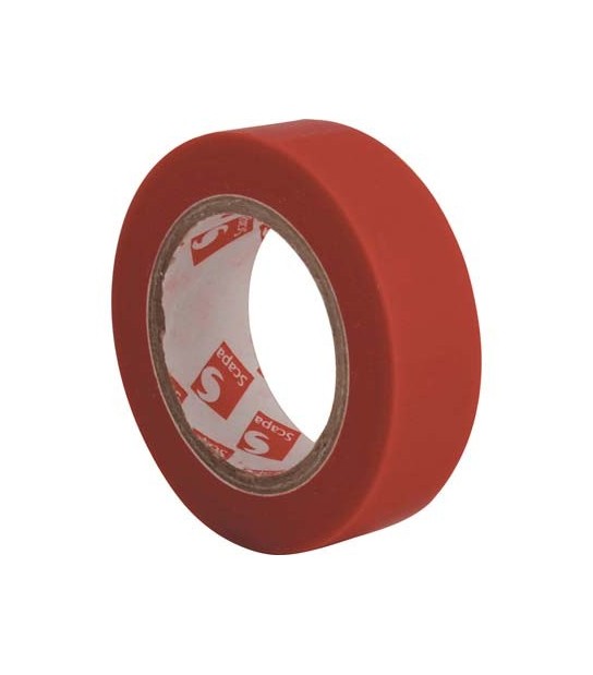 Scapa Nastro Pvc Isolante Scapa Rosso Mm 19 Ml 25
