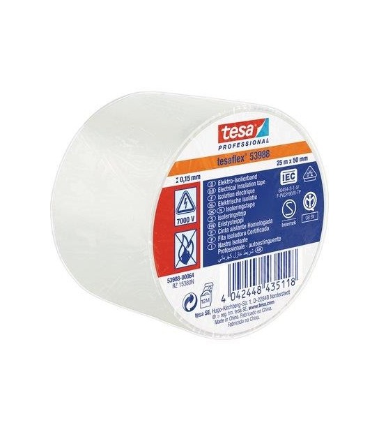 Tesa Nastro Pvc Isolante Imq Tesa Bianco Mm 50 Ml 25