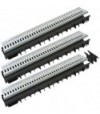 Canaletta + Griglia Kit Plastica Acciaio Cm 13X100 H.Cm 5 Cf:Kt 3