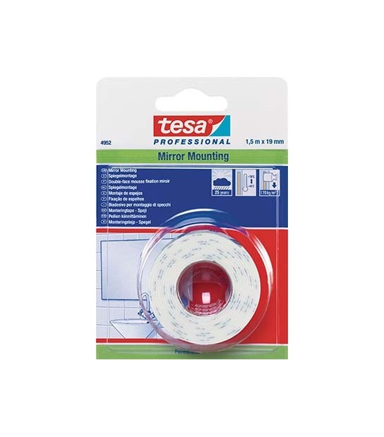 Tesa Nastro Biadesivo Specchi Mounting 66952 Tesa Mm 19 Ml 1,5