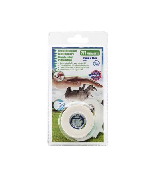 Eurocel Nastro Biadesivo 771 Fissaforte Eurocel Mm 19 Ml 1,5