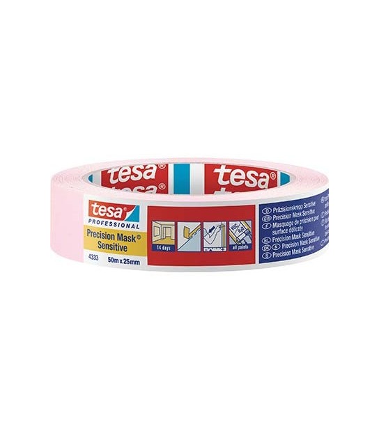 Tesa Nastro Carta Sensitive Rosa 4333 Tesa Mm 25 Ml 50